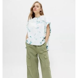 Tie Dye Hero Cut-Off T-Shirt Muscle Tee XS - Urban Outfitters BDG